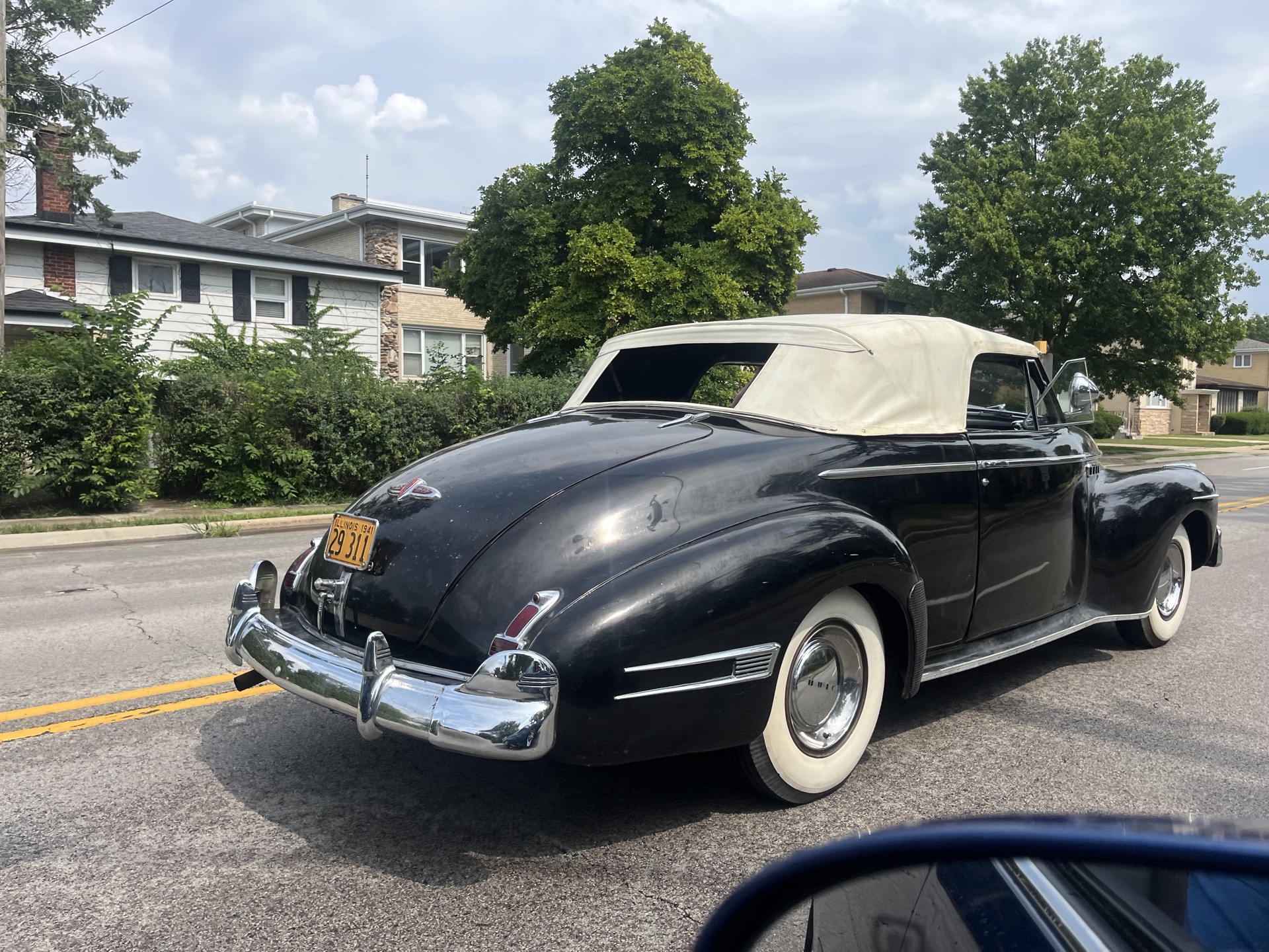 John McNabola with a classic car